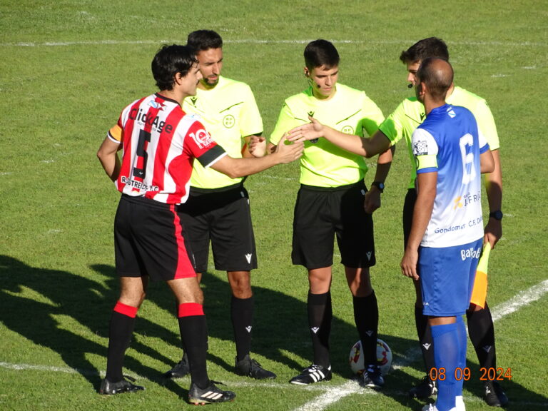 Sorteo de campo - Capitanes Gulle y capitán del Gondomar