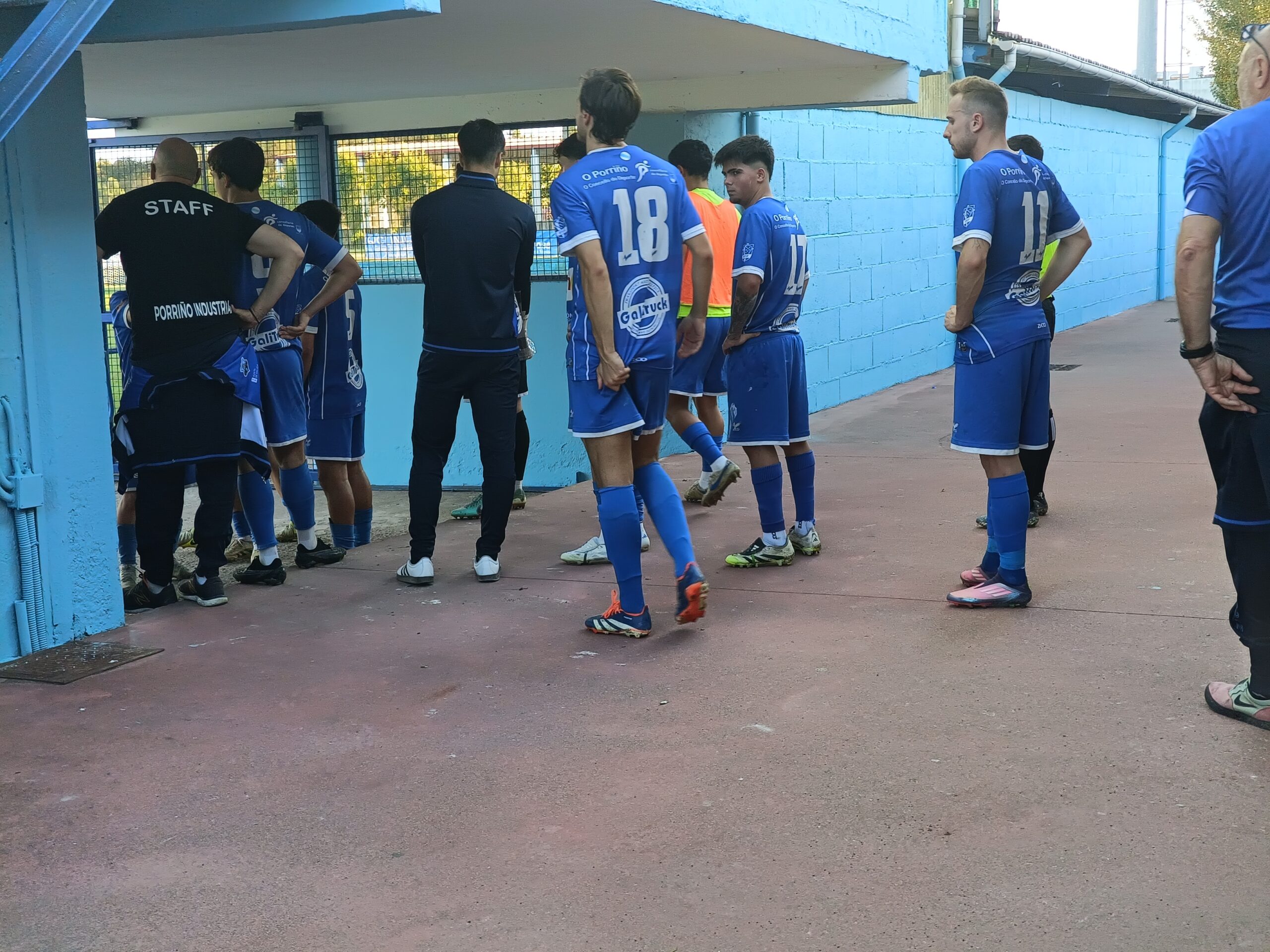 Porriño Industrial FC - Umia CF (2-0) 4 Acción del partido de Preferente Galicia