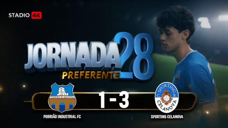 Jornada 28 - PorriÑo INDUSTRIAL FC vs SPORTING Celanova 1-3