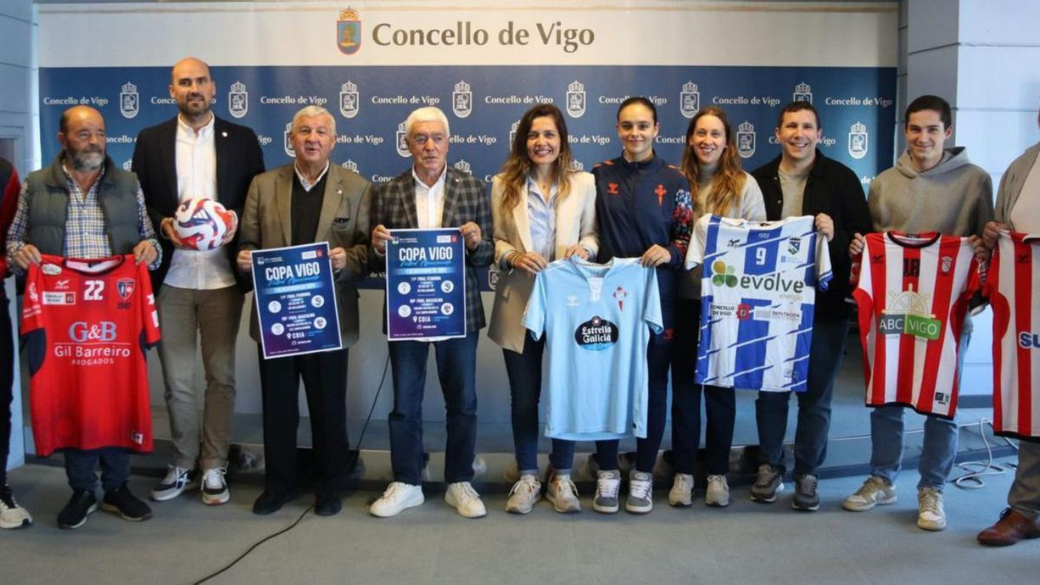 Presentación de las Finales Masculina y Femenina en el Concello Presentación de las Finales Masculina y Femenina en el Concello