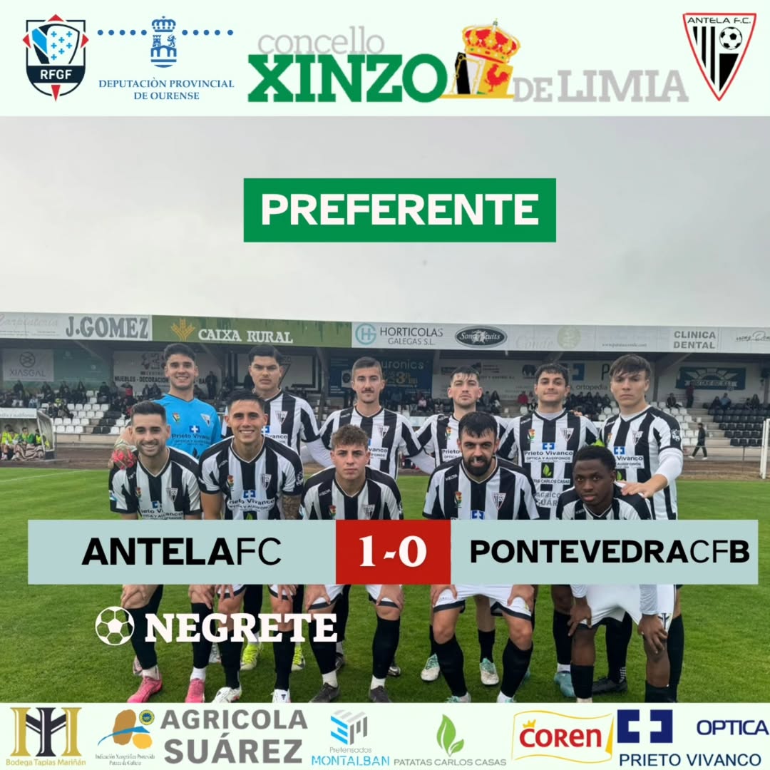 antela 1 Pontevedra B 0 Jornada 7 Preferente (1) antela 1 Pontevedra B 0 Jornada 7 Preferente 1